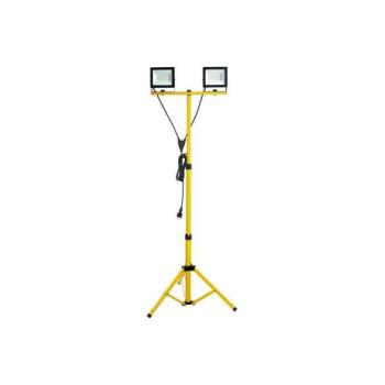  LED Reflektor állvánnyal TIGRA 2xLED/50W/230V 4000K IP54 fekete/sárga  kép