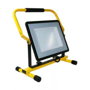 LED reflektor, hordozható , 100 Watt, hideg fehér , IP65 kép