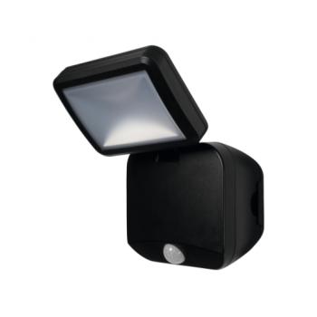 LED reflektor , mozgásérzékelős , 4 Watt , elemes , természetes fehér , fekete , IP65 , LEDVANCE kép