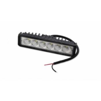 LED reflektor , munkalámpa , fényhíd , 10-30V , 18Watt , hideg fehér , IP67 kép