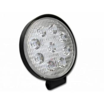 LED reflektor , munkalámpa , kerek , 10-30V , 27 Watt , hideg fehér , IP67 kép