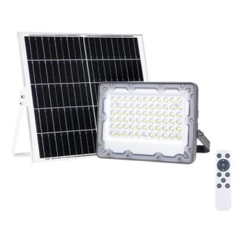  LED Reflektor napelemes panellel FOCUS 60W/10000 mAh 3,2V 6000K IP65 + távirányító  kép