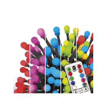  LED RGB Karácsonyi kültéri lánc 96xLED/64 mód 15m IP44 + távirányító  kép
