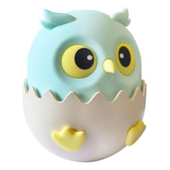  LED RGBW Dimmelhető gyermek érintős lámpa LED/1W/5V USB 1200 mAh bagoly kék  kép