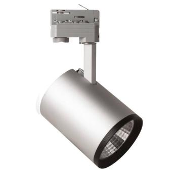 LED spot Marco 3 fázisú sínhez ezüst 4000K kép