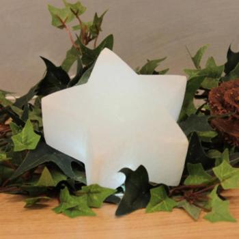 LED Star White csillag sókristályból kép