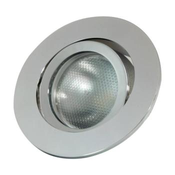 LED süllyesztett gyűrű Decoclic GU10/GU5.3, kerek, ezüst kép
