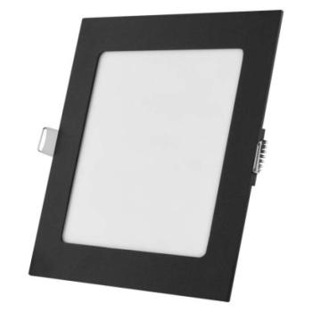 LED süllyesztett lámpatest NEXXO, négyzet, fekete, 12W, CCT kép