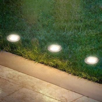 LED süllyesztett spotlámpa 3914032 IP67 12V 3xStarterset 4,5cm rozsdamentes acél kép