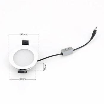 LED süllyesztett spotlámpa Ginger UGR<19 CCT fehér kép