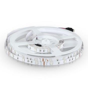 LED szalag , 5050 , 120 led/m , 9 W/m , RGB , LED szalag , 24 Volt DC , extra keskeny , 5 mm kép