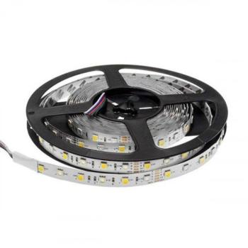 LED szalag , 5050 , 60 led/m , 14,4W/m , RGBW , 10 mm , W = meleg fehér kép