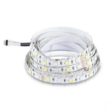 LED szalag , 5050 , 60 led/m , 8W/m , RGBW , 10 mm , W = meleg fehér , V-TAC kép