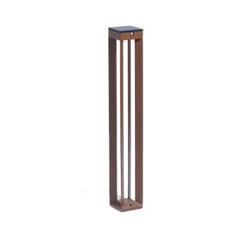 LED szolárlámpa, 90 cm, corten, érzékelővel kép