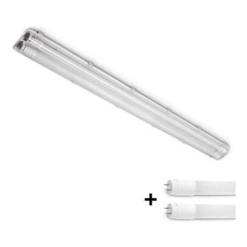  LED T8 technikai fénycső lámpa 2xG13/18W/230V 6500K IP65  kép