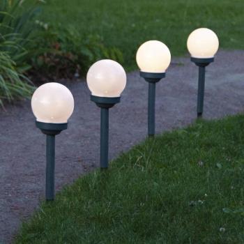 LED talapzati lámpa Globus 4 db-os szett kép
