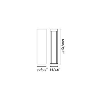 LED talapzati világítás Cerler, barna, 60 cm, fém, IP65, CCT kép