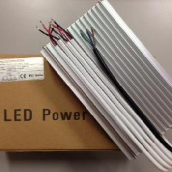 LED tápegység , 12 Volt , 200 Watt , 17A , kültéri , vízálló , IP67, Alumínium ház kép