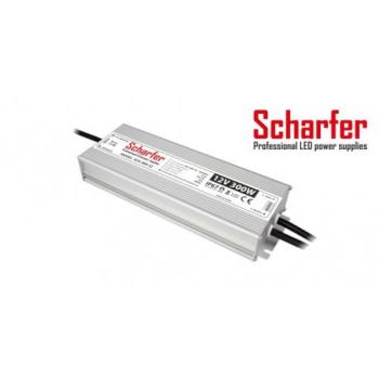 LED tápegység , 12 Volt , 300 Watt , 25A , kültéri , vízálló , IP67 , Scharfer , 7 év garancia kép