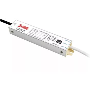 LED tápegység , 24 Volt , 30 Watt , 1.25A , slim , kültéri , vízálló , IP67 , 3+2 év garancia , LEDis , LD-30-24 kép