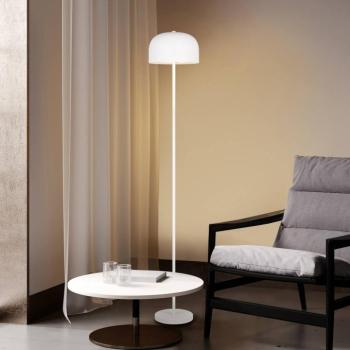 LED tölthető állólámpa Jeff, fehér, fém, magasság 147 cm kép