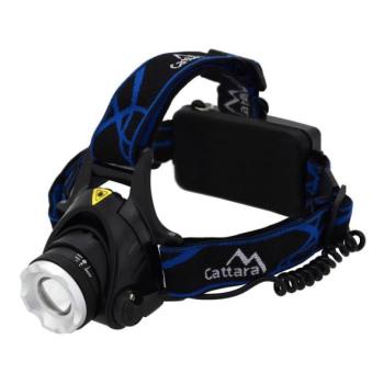  LED Tölthető fejlámpa LED/6W/7,4V 5600 mAh IP44 fekete/kék  kép