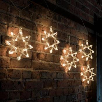 LED tündérfények 8-ágú csillagok kép