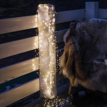 LED tündérfények Knirke kültérre, 200 lámpa. kép