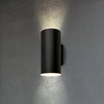 LED újratölthető kültéri fali lámpa 3786015, fekete Touch dimmer fel-le kép