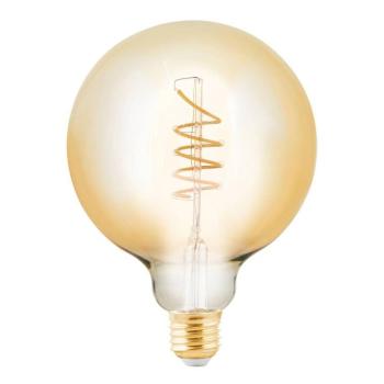 LED üveglámpa E27 4W borostyán Ø 12.5 cm kép