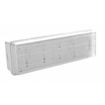 LED vészvilágító lámpatest , készenléti és állandó üzemmód , kétoldalú , fali- és mennyezeti szerelhetőség , IP54 kép