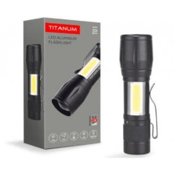 Led zseblámpa , 120 lm , 6500 K , USB , VIDEX , TITANUM kép