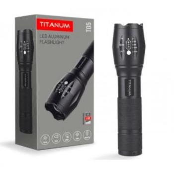 Led zseblámpa , hideg fehér , 300 lumen , USB , VIDEX , TITANUM kép