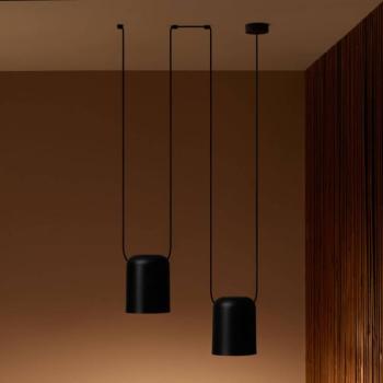 LEDS-C4 Attic Double henger Ø 15 cm fekete kép