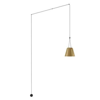 LEDS-C4 Attic függő lámpa kúpos decentr. arany kép