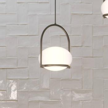 LEDS-C4 Coco Single függő lámpa, fekete/fehér kép