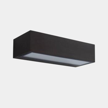 LEDS-C4 LED kültéri fali lámpa Nemesis, barna, szélesség 19,5 cm kép