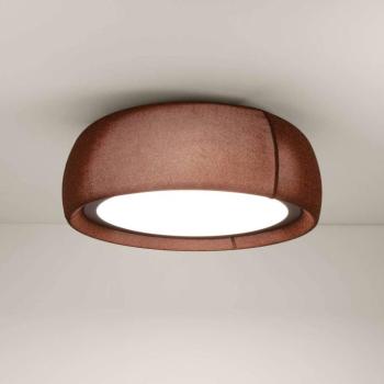 LEDS-C4 LED mennyezeti lámpa Gong, barna, 3.000 K, Ø 61,2 cm kép