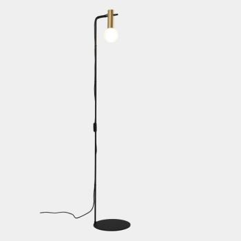 LEDS-C4 Nude Single Curved állólámpa arany/fekete kép