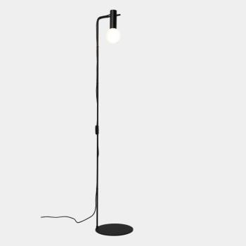 LEDS-C4 Nude Single Curved állólámpa fekete kép
