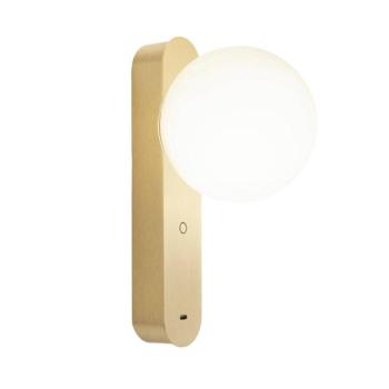 LEDS-C4 Perlina LED fali lámpa, USB, arany színű, 5,1 cm-es, aranyszínű kép