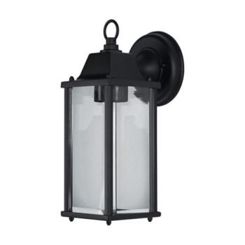 Ledvance Endura Classic Lantern Square 2 stílusú kültéri fali lámpa, fekete, E27 kép