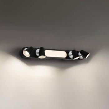 LEDVANCE LED mennyezeti lámpa Neptune, 4 spot, fekete kép