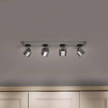LEDVANCE LED mennyezeti spotlámpa Jupiter, 3000 K, 4 lámpás, hosszú kép