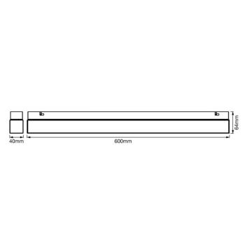 LEDVANCE Mirror Light Square LED tükör lámpa kép