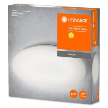 Ledvance Orbis Pure mennyezeti LED lámpa, melegfehér, 24 W kép