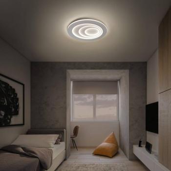 LEDVANCE Orbis spirál ovális LED mennyezeti lámpa 36x30cm kép