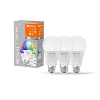 LEDVANCE SMART+ WiFi E27 14W Classic RGBW 3 darabos készlet kép