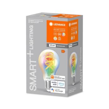LEDVANCE SMART+ WiFi E27 4,8W Classic átlátszó RGB kép