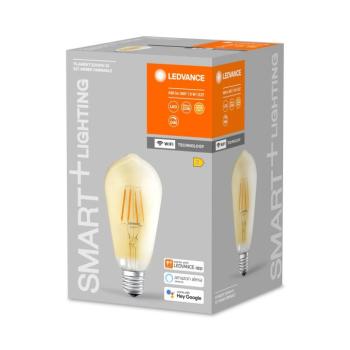 LEDVANCE SMART+ WiFi E27 6W Edison arany 2 400 K kép